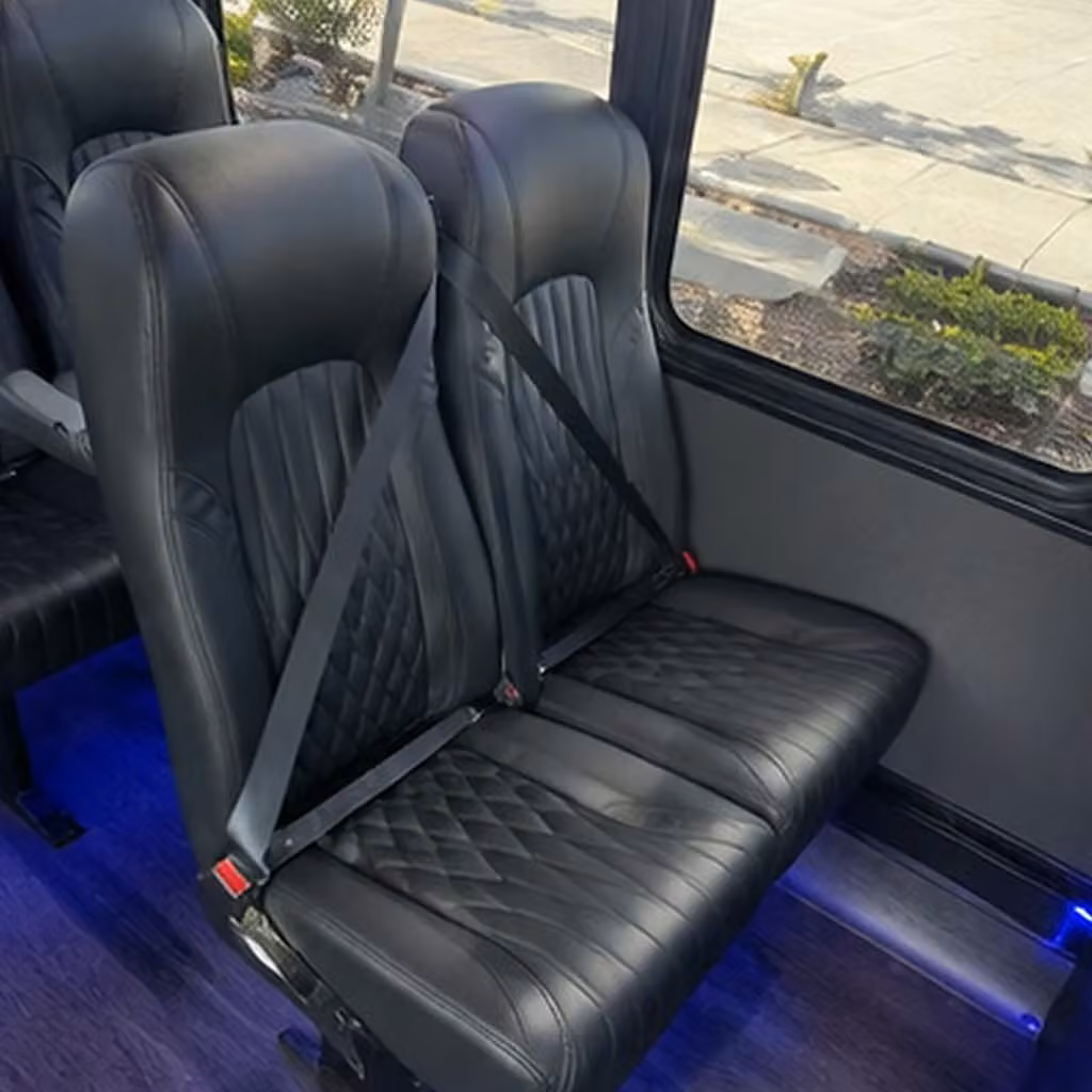 30 passenger minibus interior