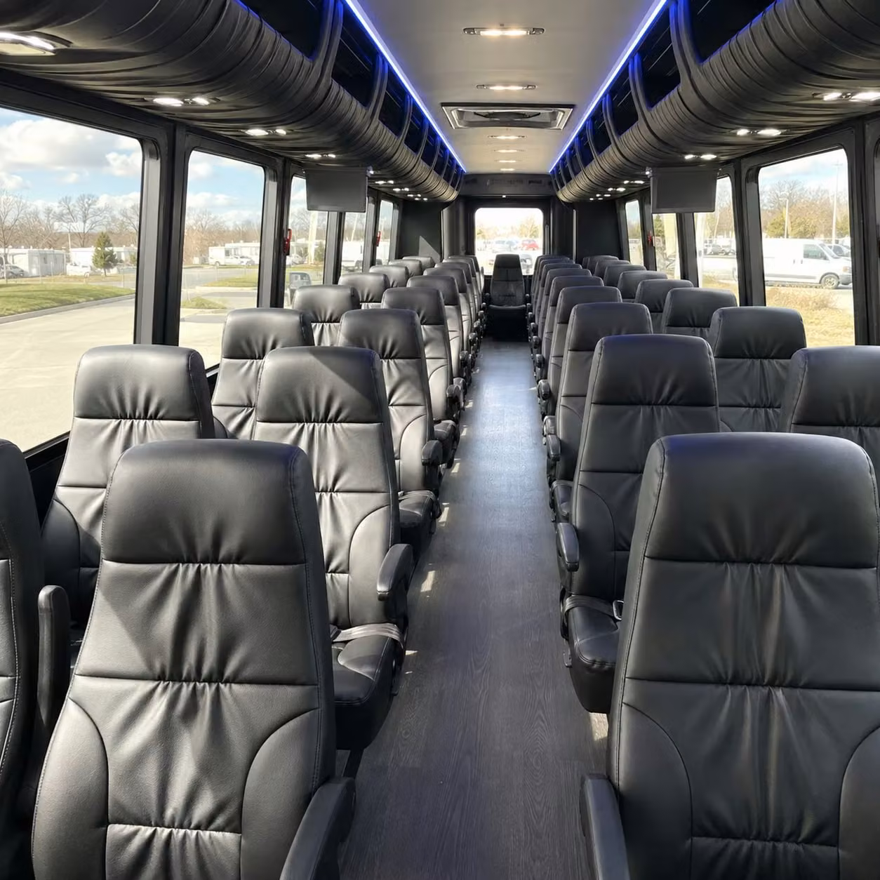 35 passenger minibus interior