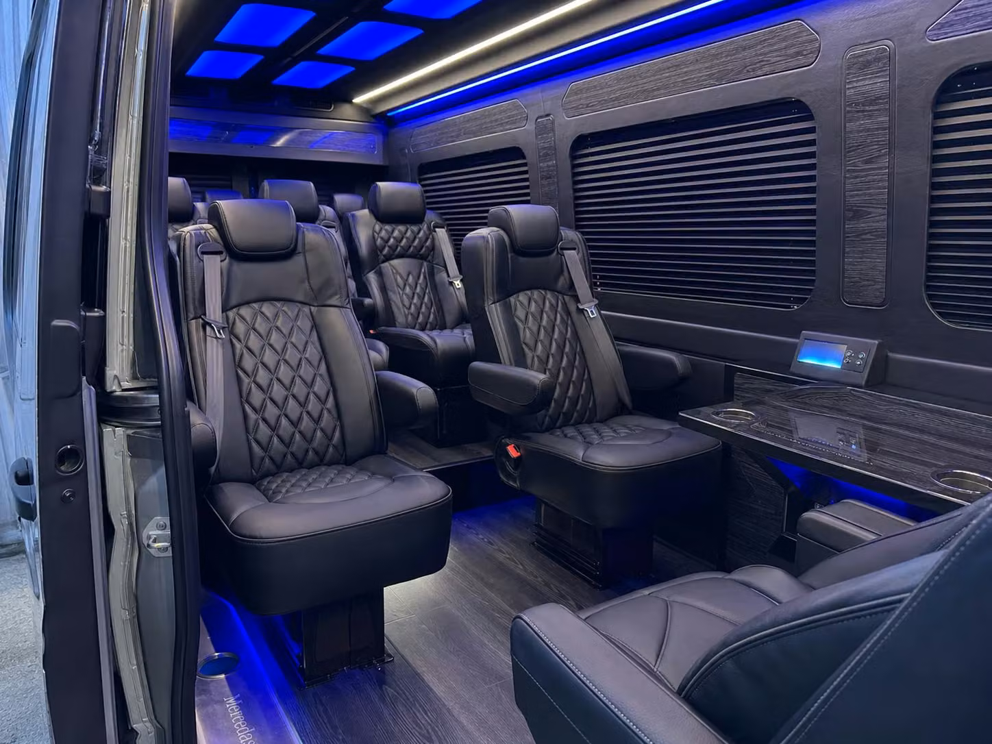 sprinter van with driver interior