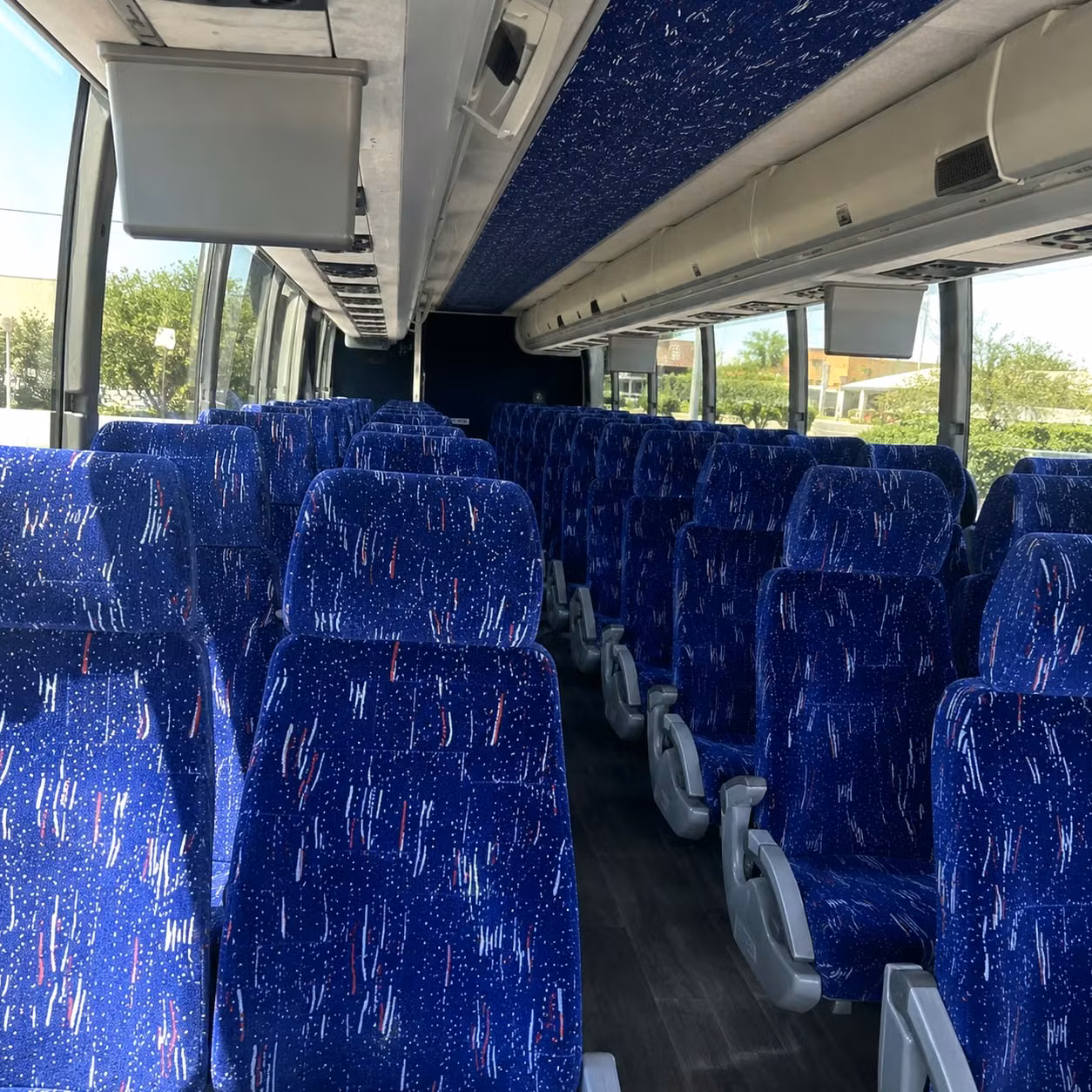 vacaville charter bus interior
