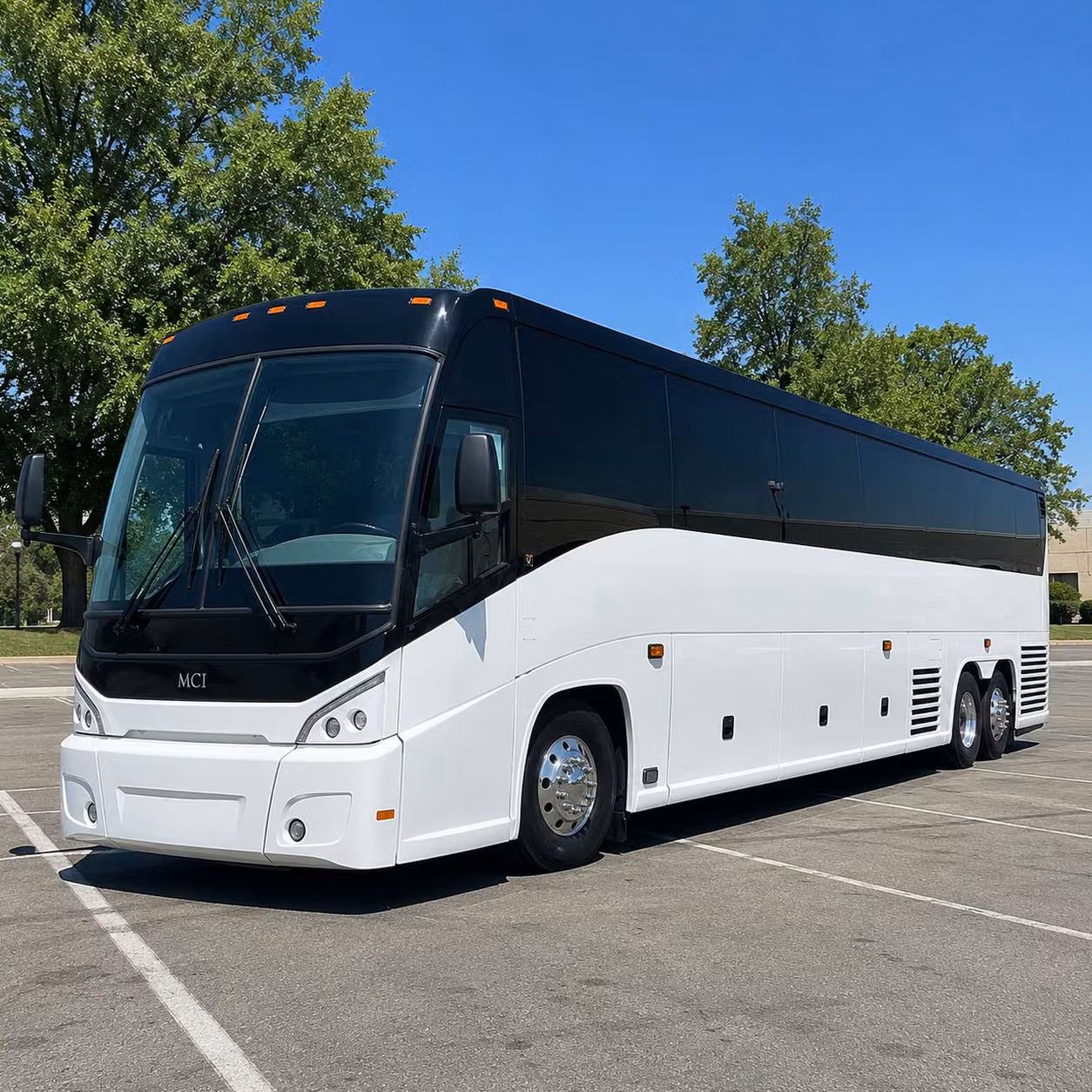 vacaville charter bus rental exterior